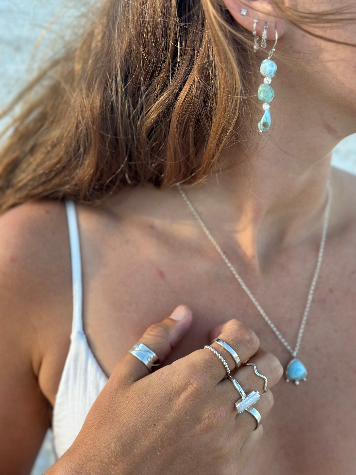 Wonky journey stacker ring