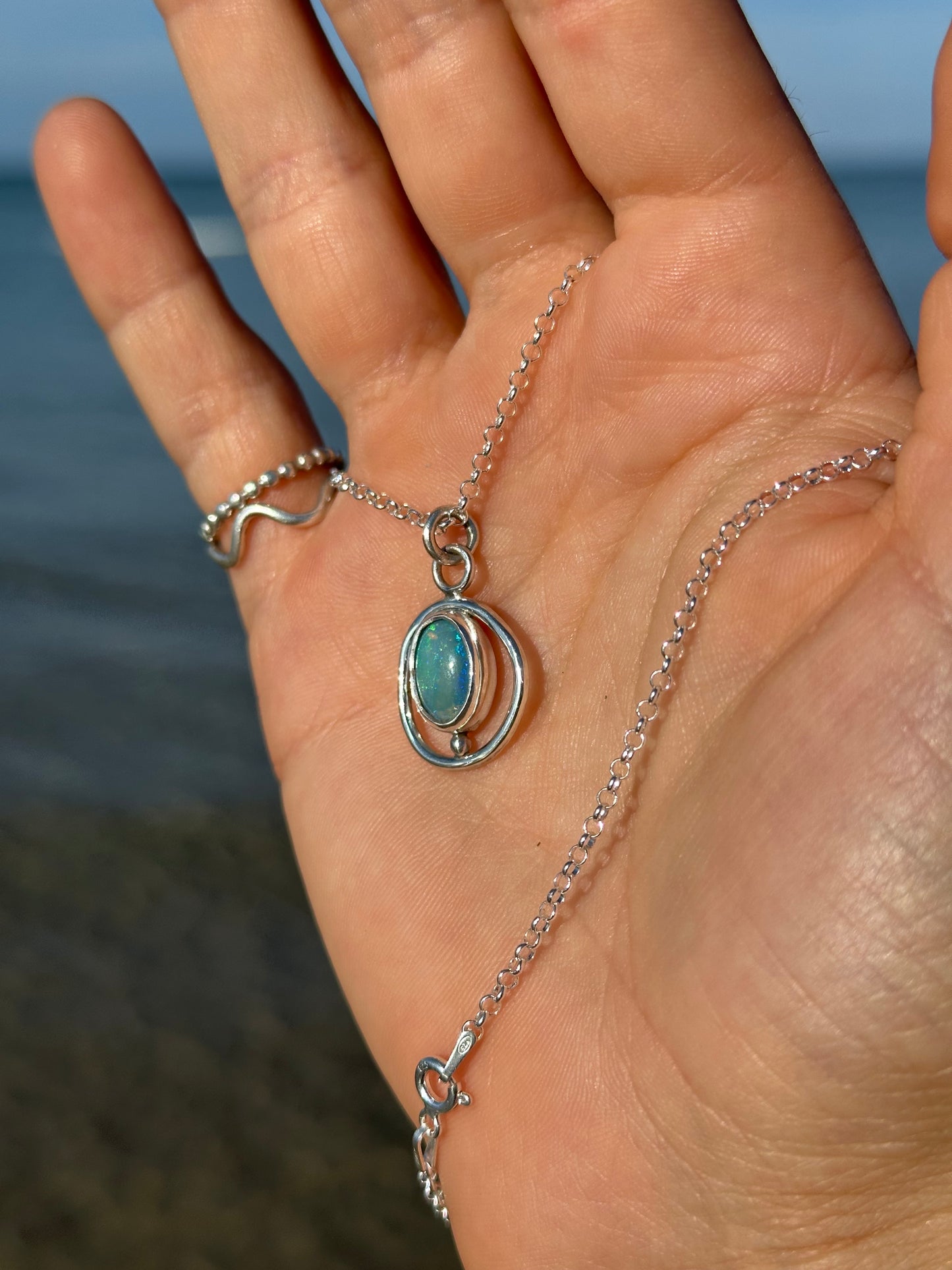 Opal pendant