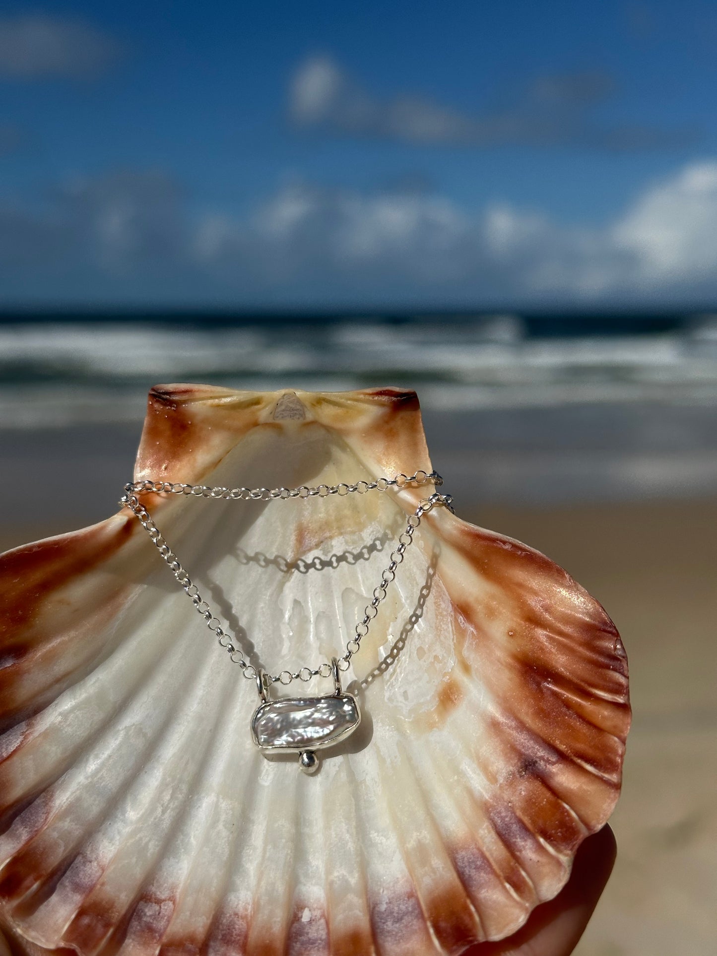 Precious as a pearl pendant