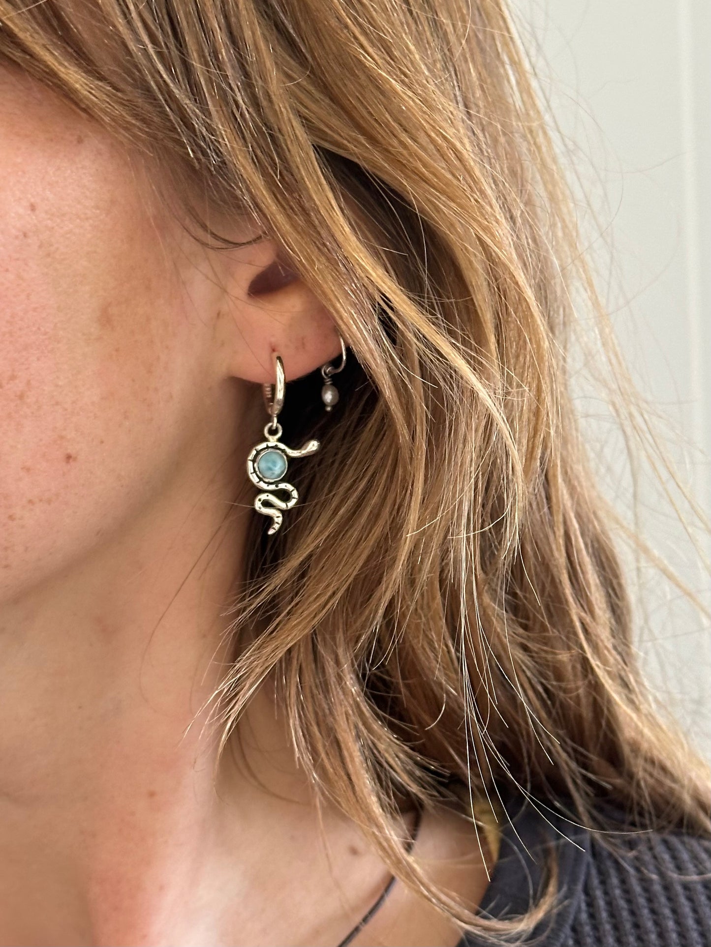 Snake earrings