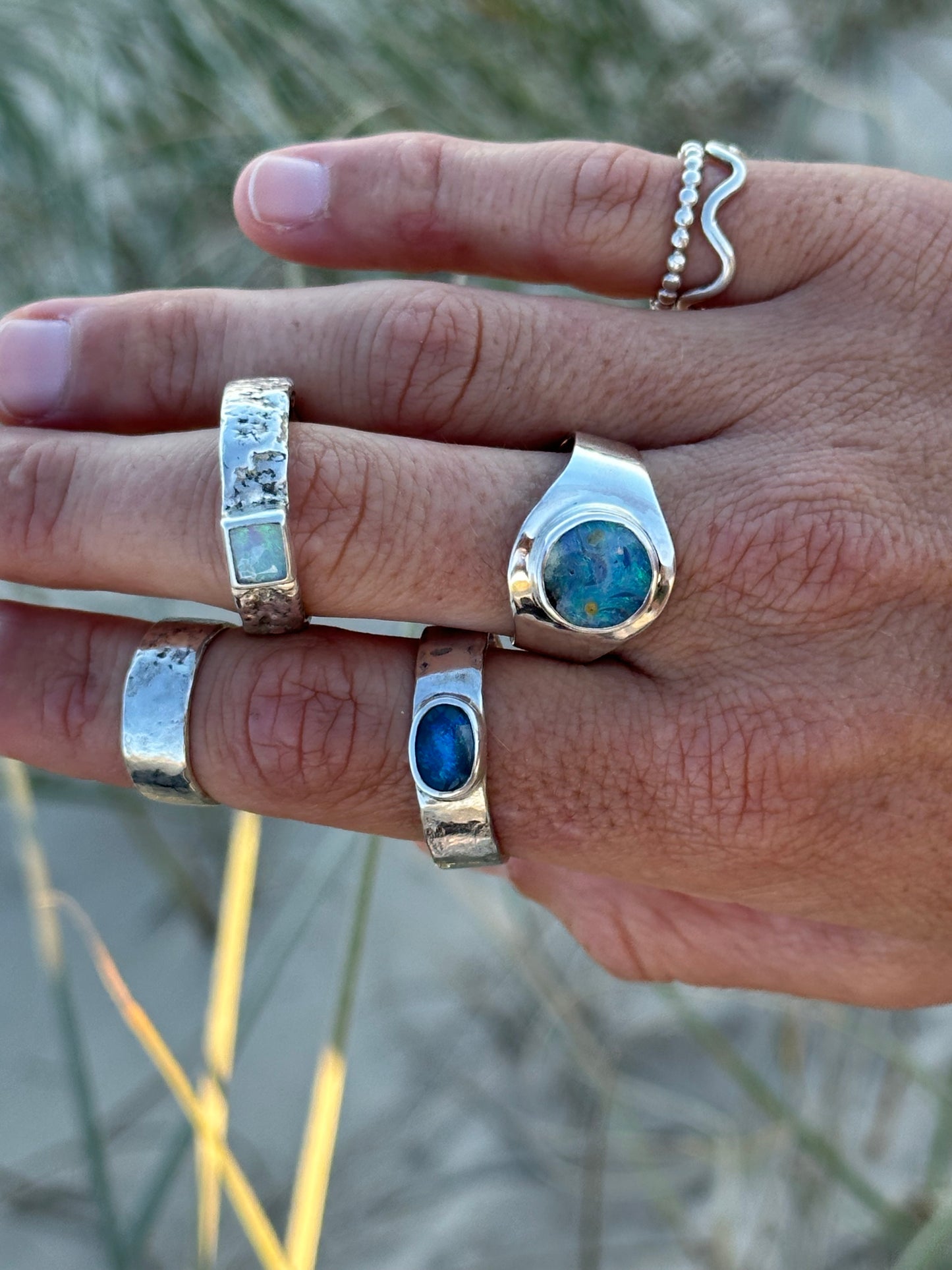 Milky Way opal ring