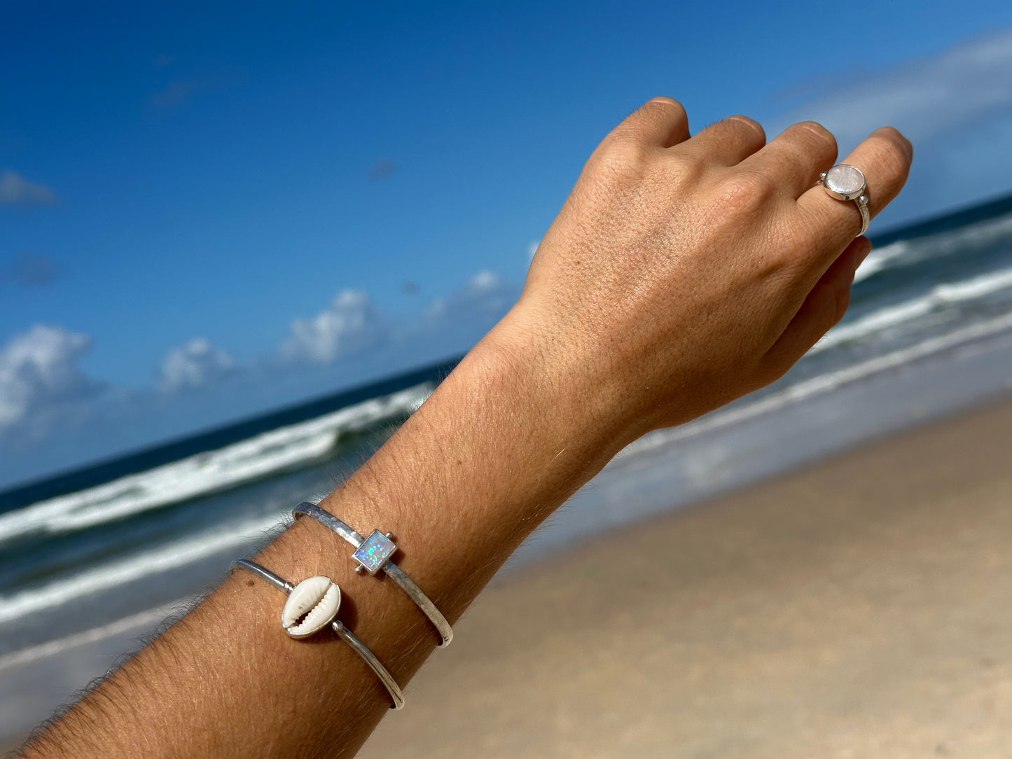Opal cuff