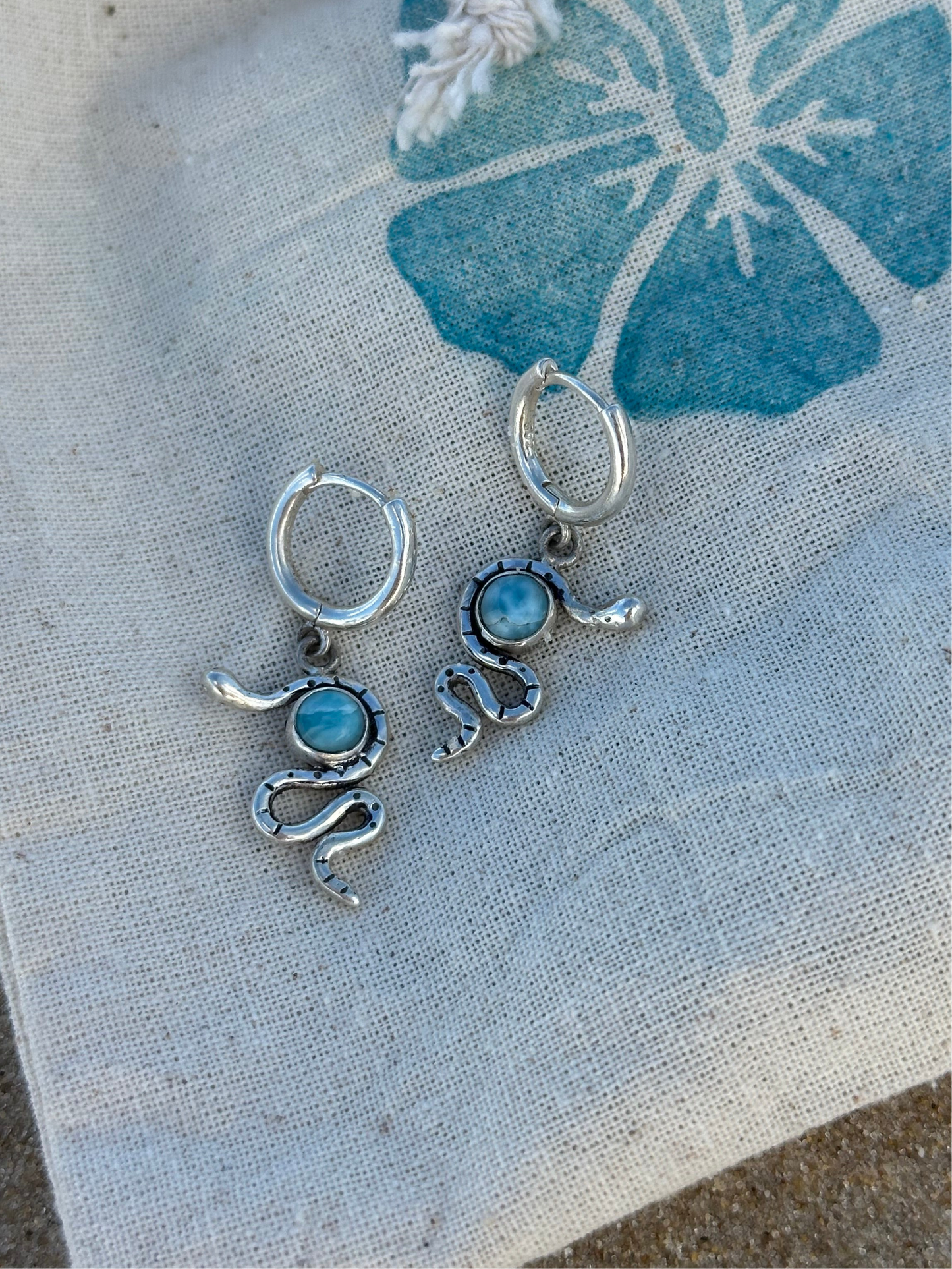 Snake earrings