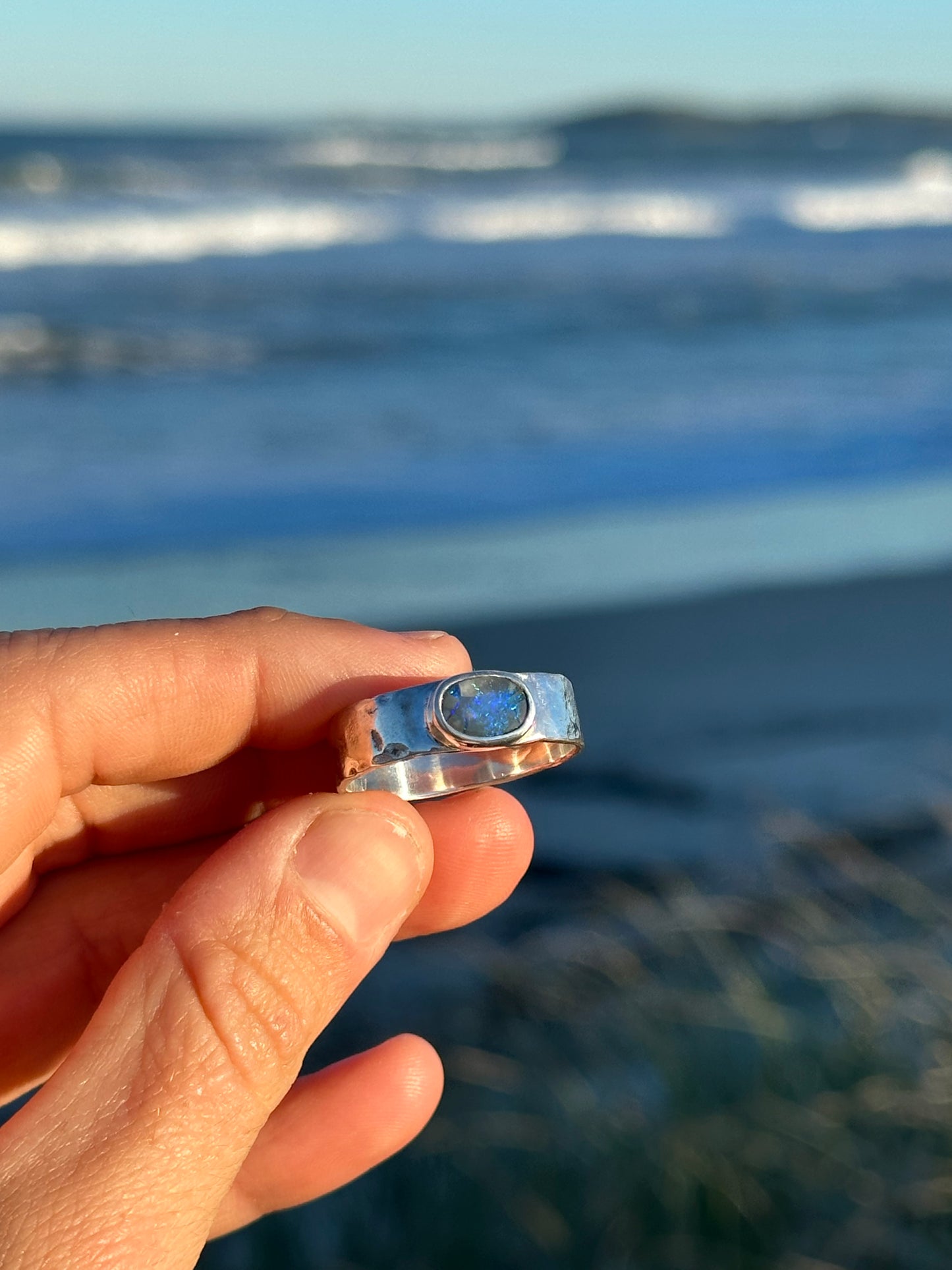 Milky Way opal ring