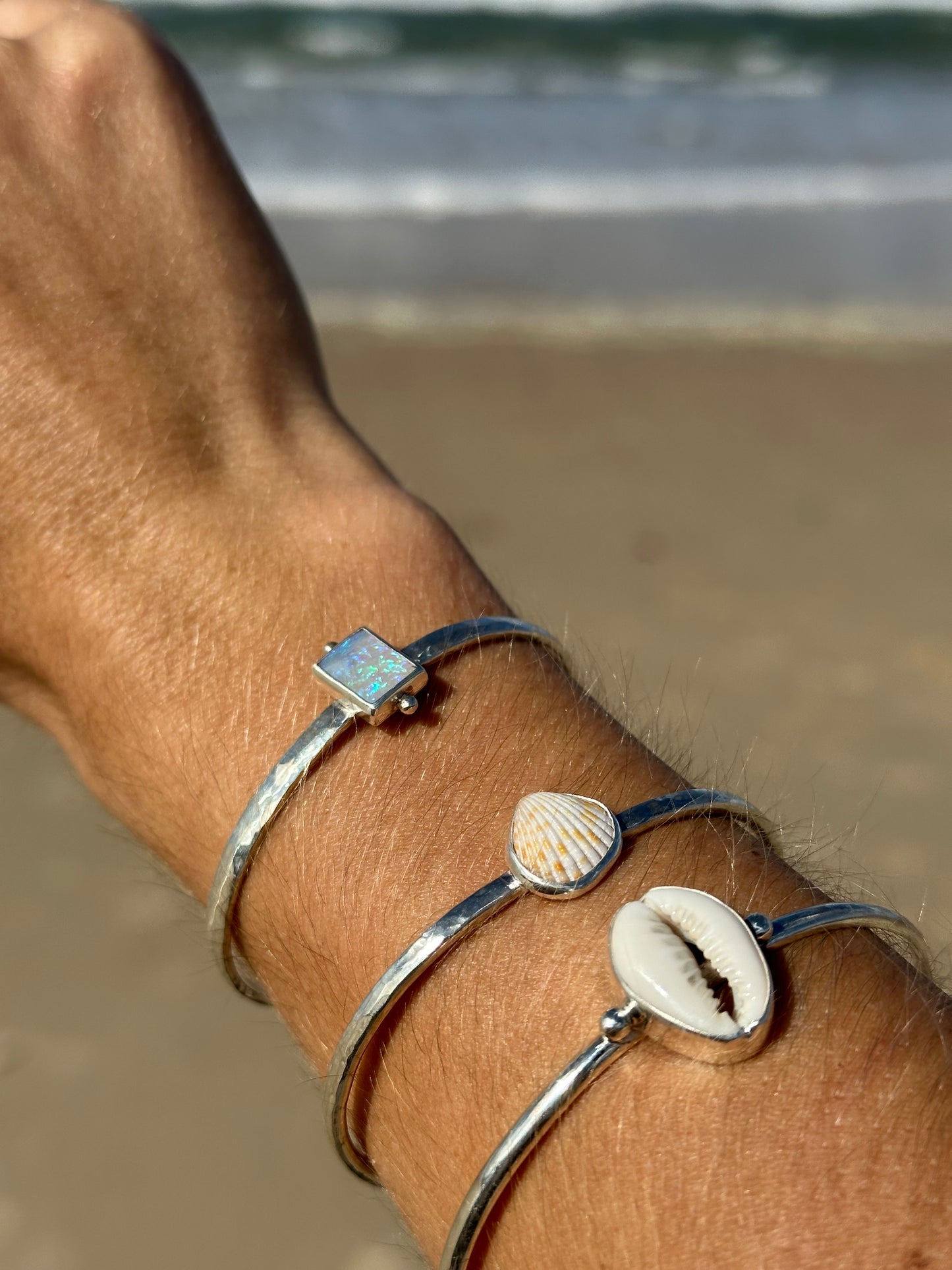Cowrie cuff