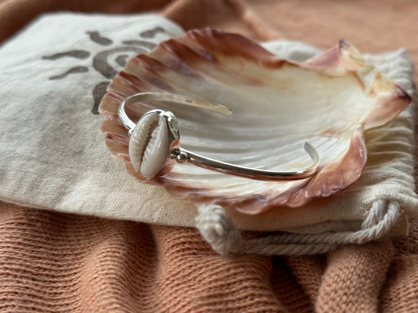 Cowrie cuff