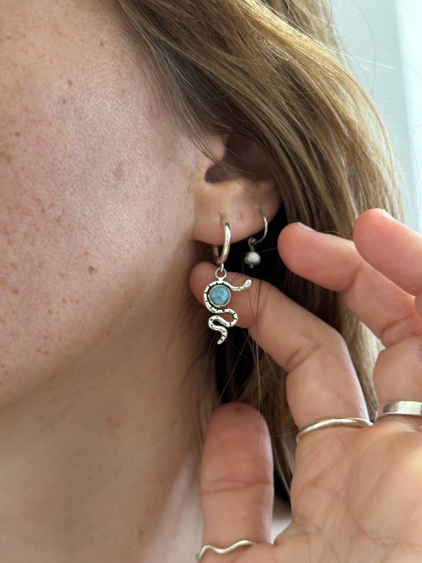 Snake earrings