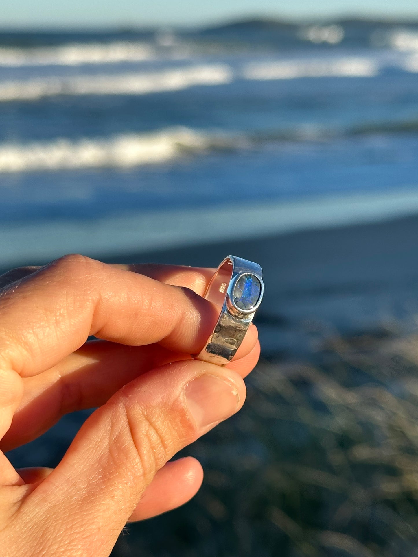 Milky Way opal ring