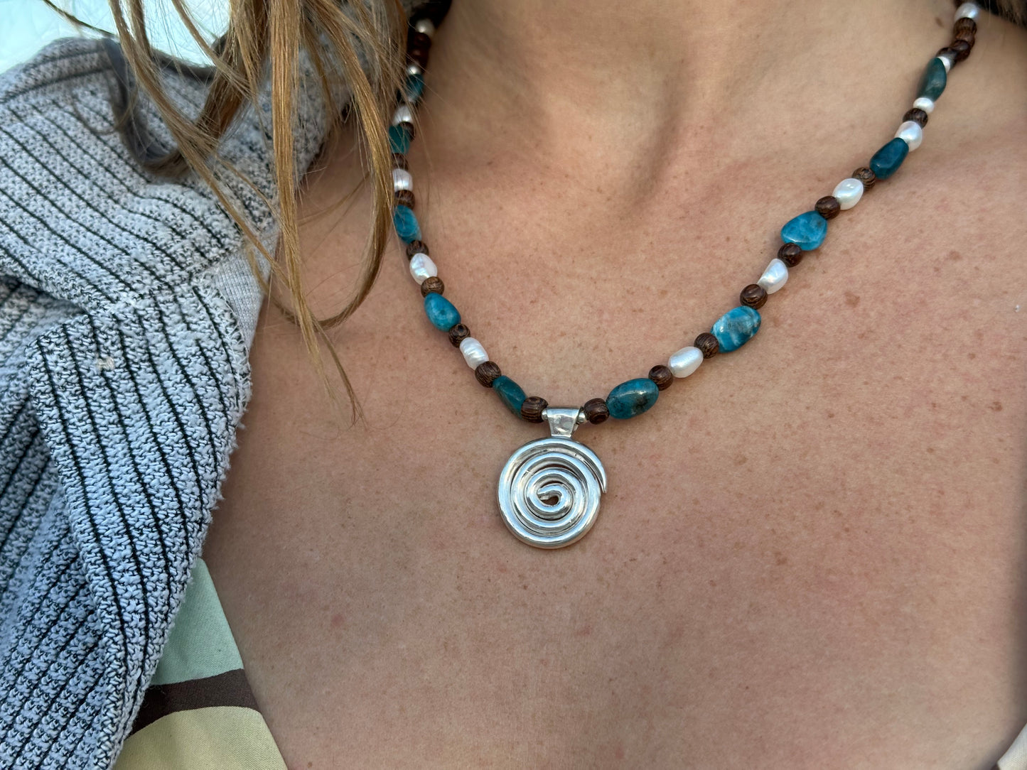 Spiral necklace