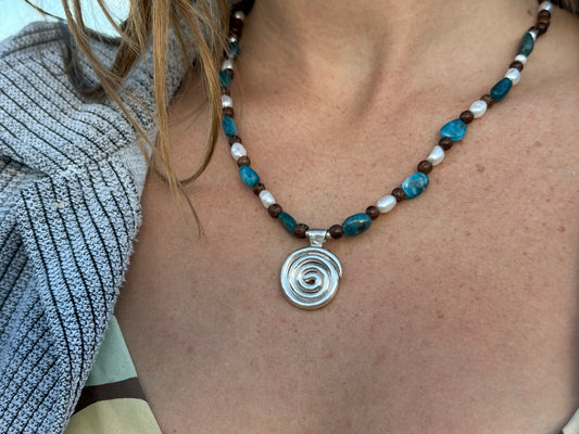 Spiral necklace