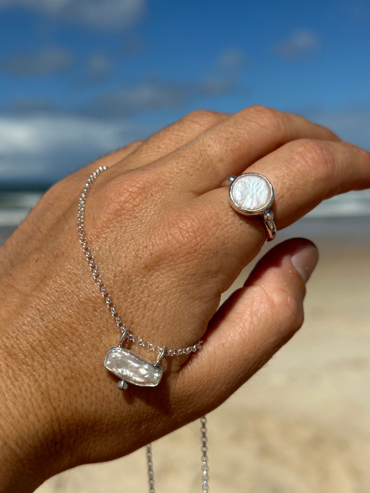 Precious as a pearl pendant
