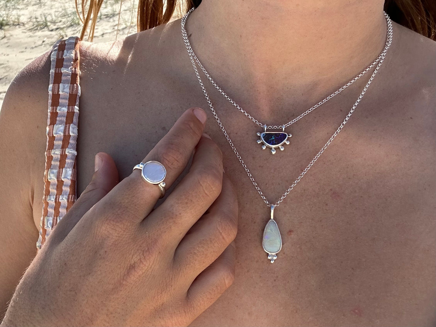 Opal light pendant