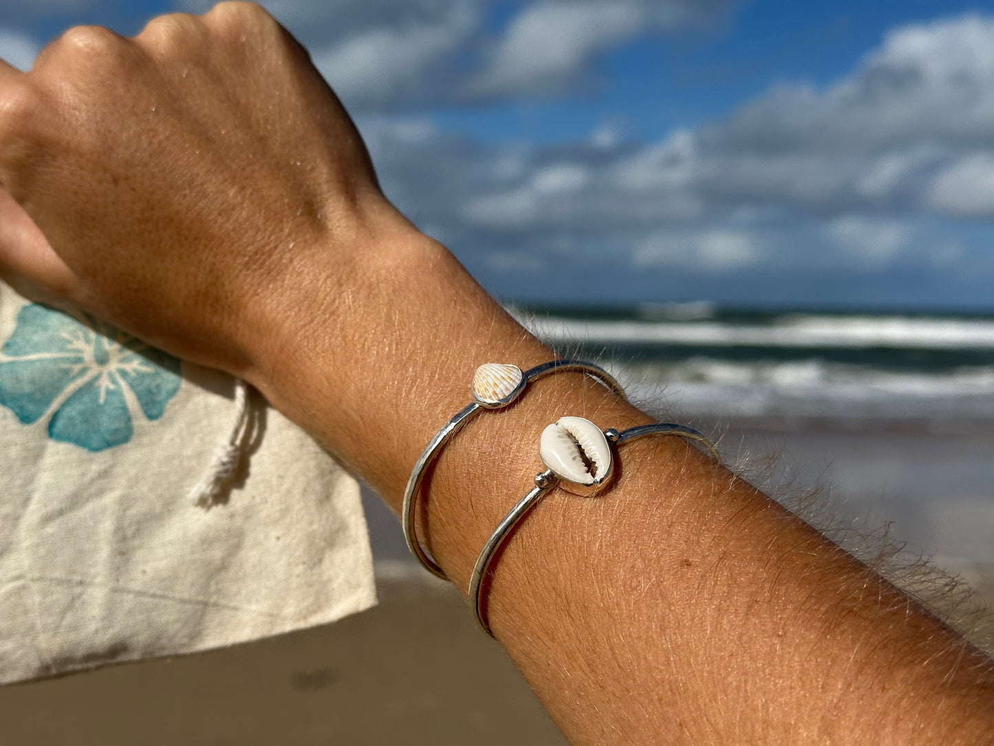 Cowrie cuff