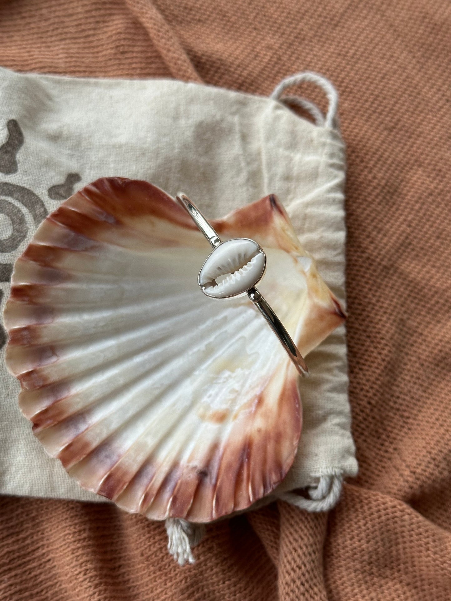 Cowrie cuff