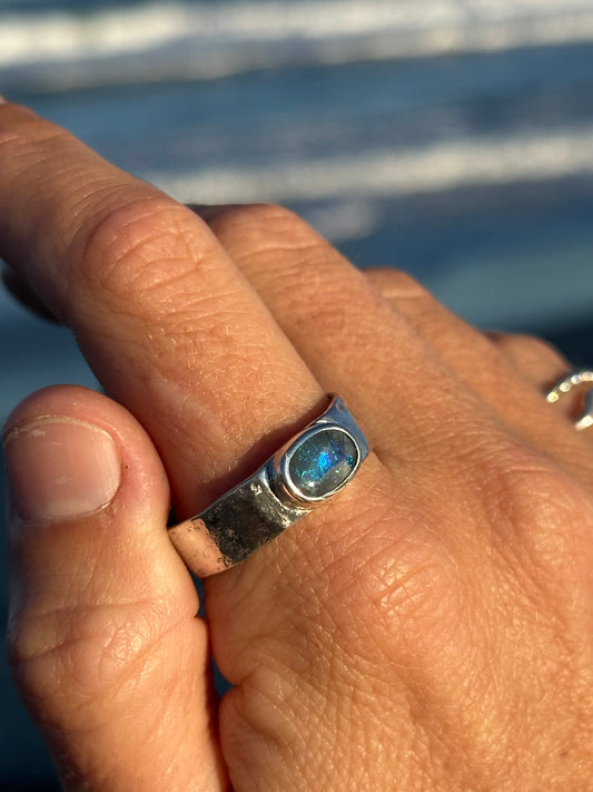 Milky Way opal ring