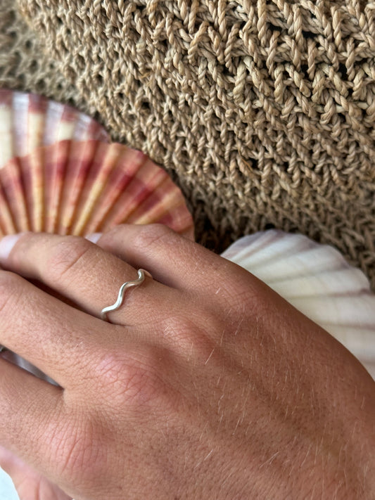 Wonky journey stacker ring