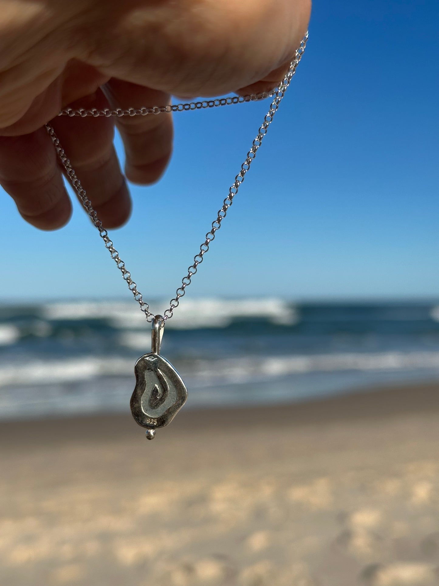 Sea glass pendant