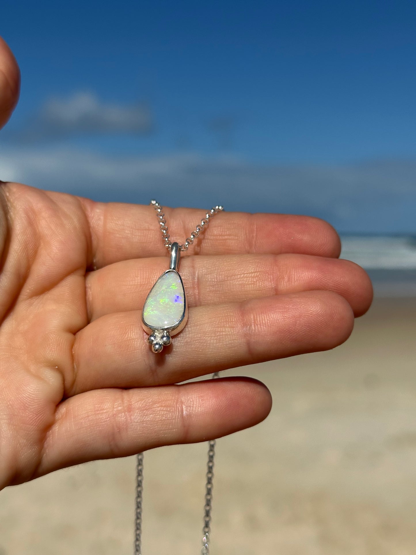 Opal light pendant